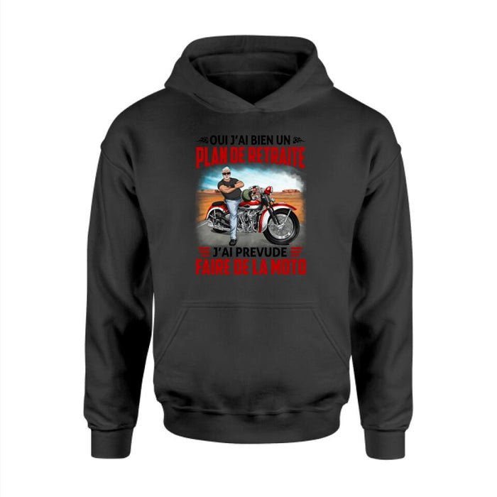 J'ai Prevude Faire De La Moto - Peronalized Shirt For Him, Motorcycle Lovers