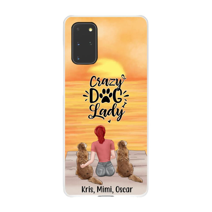 Crazy Dog Lady - Personalized Gifts for Custom Dog - Phone Case for Dog Mom and Dog Lovers