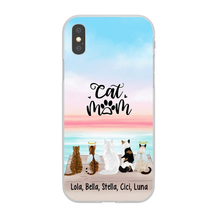 Up To 5 Cats Life is Better with Cats - Personalized Phone Case For Cat Lovers