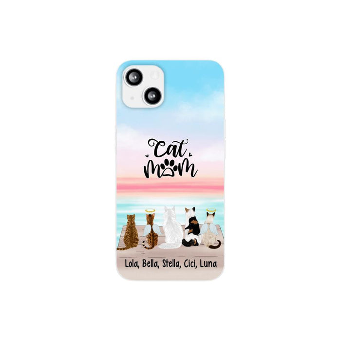 Up To 5 Cats Life is Better with Cats - Personalized Phone Case For Cat Lovers