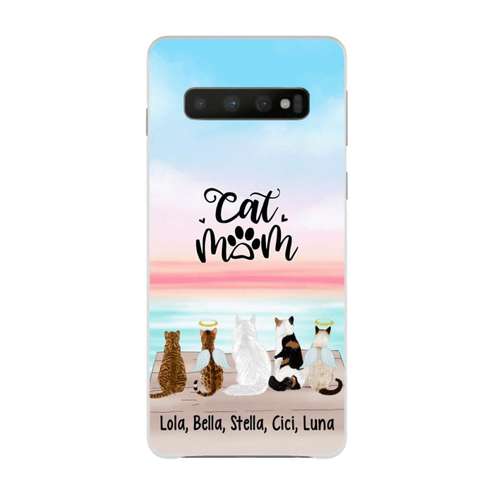 Up To 5 Cats Life is Better with Cats  - Personalized Phone Case For Cat Lovers