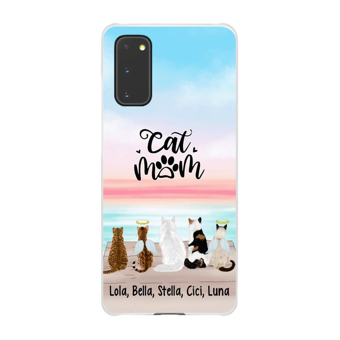 Up To 5 Cats Life is Better with Cats - Personalized Phone Case For Cat Lovers