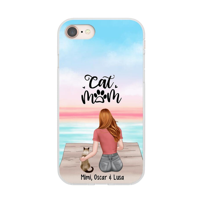 Best Cat Mom Ever - Personalized Gifts for Custom Cat Phone Case for Cat Mom, Cat Lovers