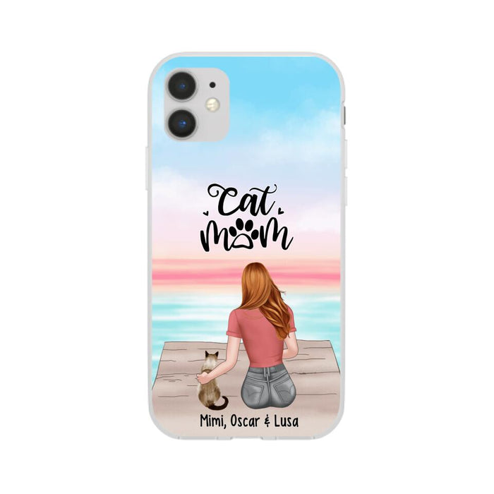 Best Cat Mom Ever - Personalized Gifts for Custom Cat Phone Case for Cat Mom, Cat Lovers