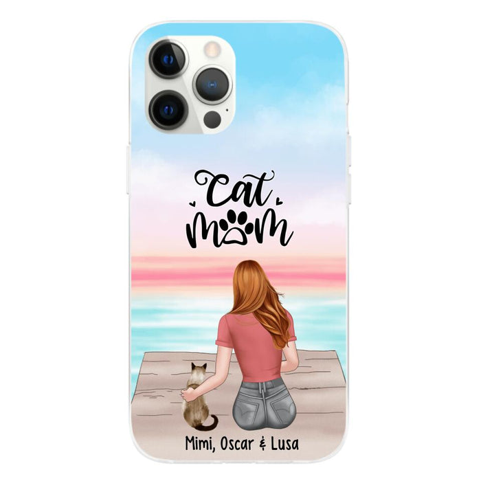 Best Cat Mom Ever - Personalized Gifts for Custom Cat Phone Case for Cat Mom, Cat Lovers