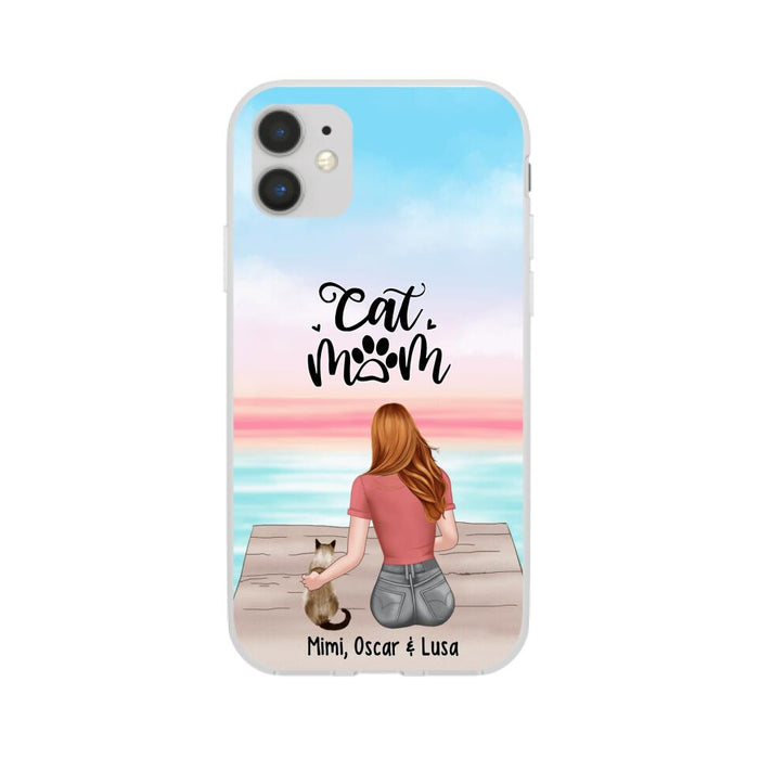 Custom Phone Case for Cat Mom - Personalized Gifts for Cat Lovers