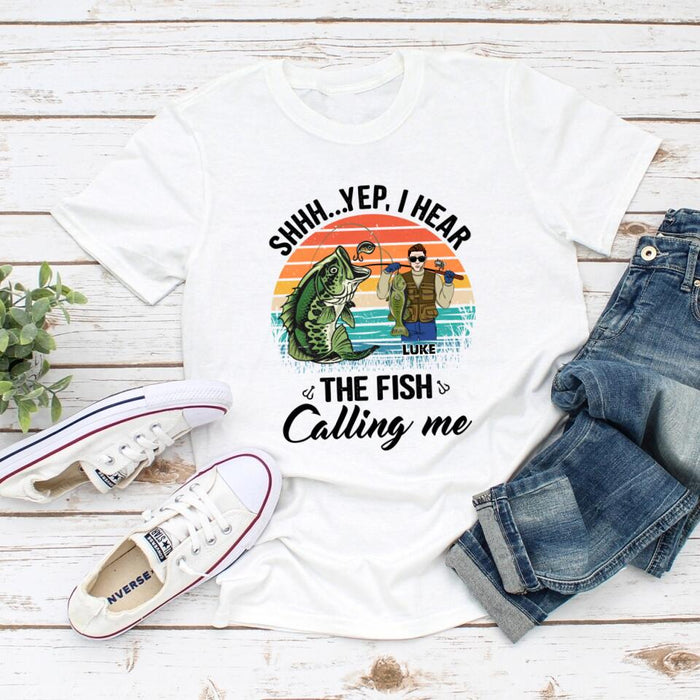 I Hear the Fish Calling Me - Personalized Gifts Custom Fishing