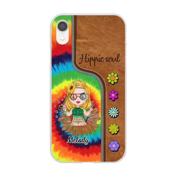 Hippie Soul - Personalized Phone Case For Her, Hippie
