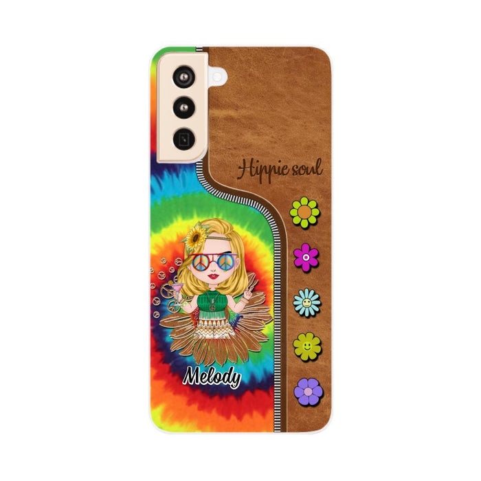 Hippie Soul - Personalized Phone Case For Her, Hippie