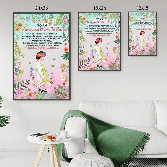 What a Beautiful Mother You'll Be - Personalized Gifts Custom Poster for Mom