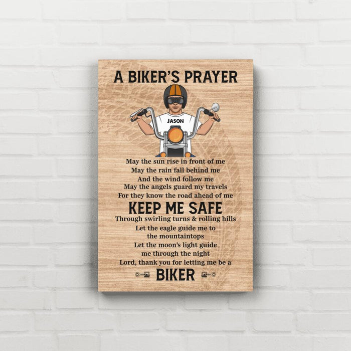 Policeman's Prayer, Personalized Picture Frame Gifts for Men Police of