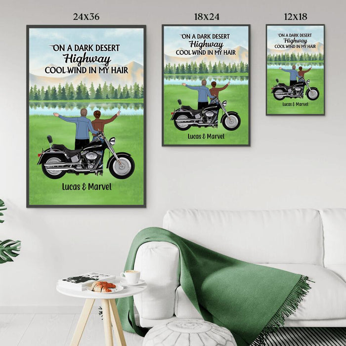 Riding Partners For Life - Personalized Poster For Motorcycle Lovers