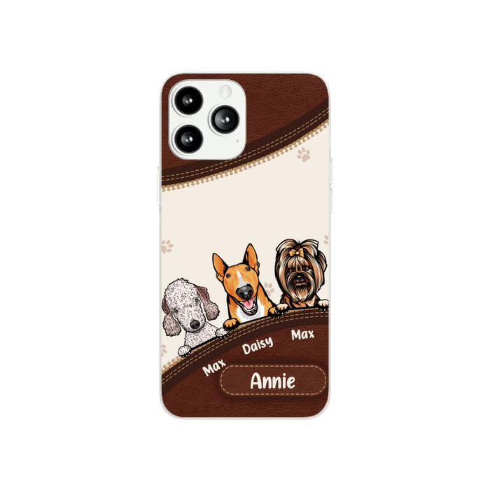 Cute Dog Personalized Gifts - Custom Phone Case for Dog Lovers, Dog Da GearLit Cute Dog Personalized Gifts - Custom Phone Case for Dog Lovers, Dog Da GearLit