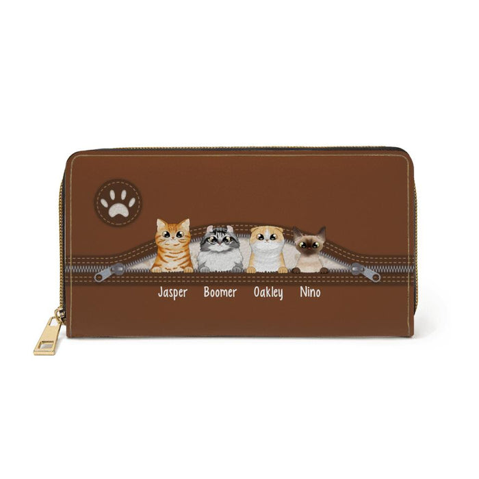 Custom Cat Wallet - Personalized Wallet Cat Lovers