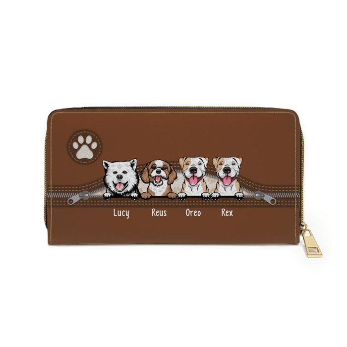 Custom Dog Paw Wallet - Personalized Wallet Dog Lovers