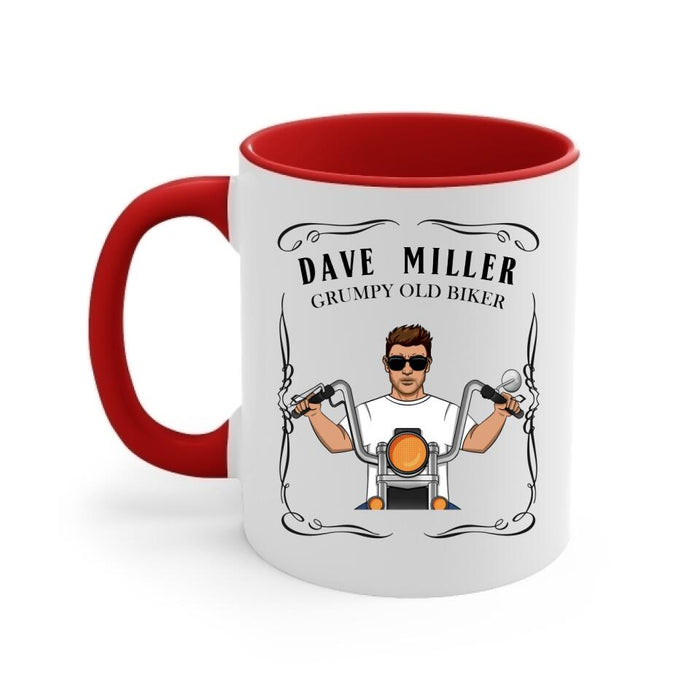 Never Underestimate An Old Man With A Motorcycle - Personalized Mug For Motorcycle Lovers, Bikers