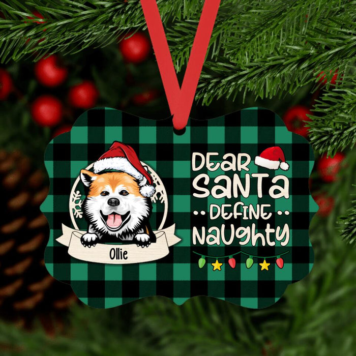 Dear Santa - Personalized Ornament Dog Lovers, Cat Lovers, Chrismas