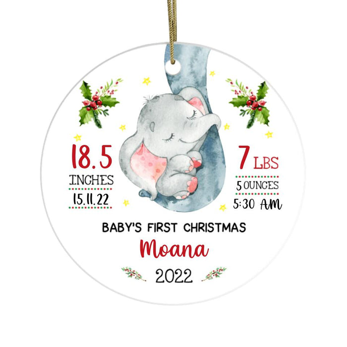 Baby First Christmas - Personalized Ornament For Baby, Christmas Gifts