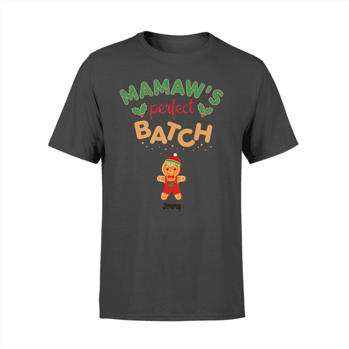 Mamaw's Perfect Batch - Personalized Gifts Custom Shirt for Grandma