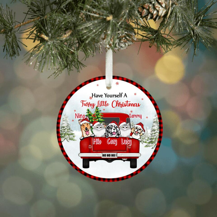 Have Yourself A Furry Little Christmas - Personalized Ornament For Dog Lovers, Christmas Gifts