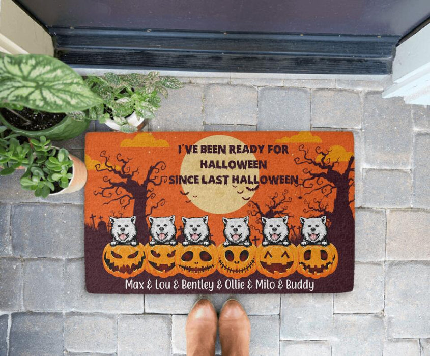 Personalized Doormat, Up To 6 Pets, Ready For Halloween, Gift For Dog Lovers, Cat Lovers