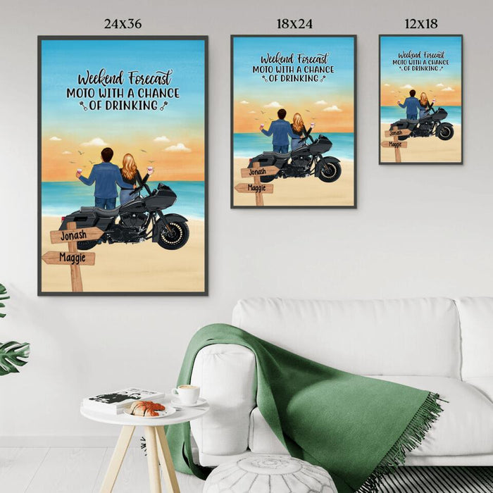 That's What I Do I Ride I Drink and I Know Things - Personalized Poster, Gifts for Motorcycle Lovers, Bikers