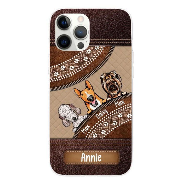 Dog Phone Case - Personalized Gifts for Custom Dog - Phone Case for Dog Mom and Dog Lovers