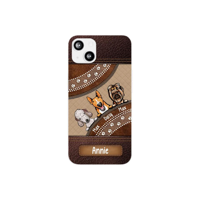 Dog Phone Case - Personalized Gifts for Custom Dog - Phone Case for Dog Mom and Dog Lovers