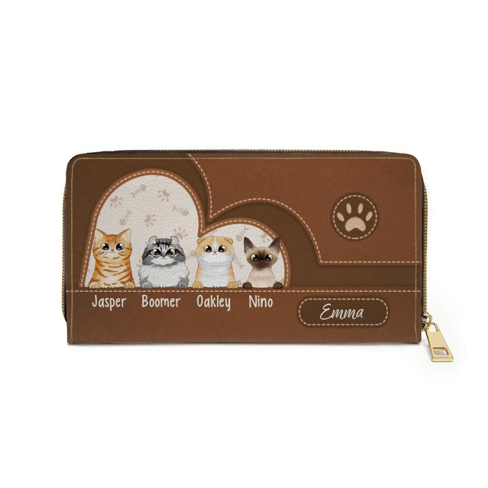 Custom Purse - Personalized Wallet Gifts for Cat Mom, Cat Lovers