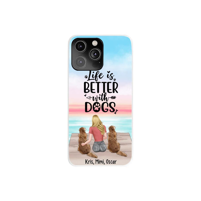 Memorial Phone Case - Life is better with dogs
