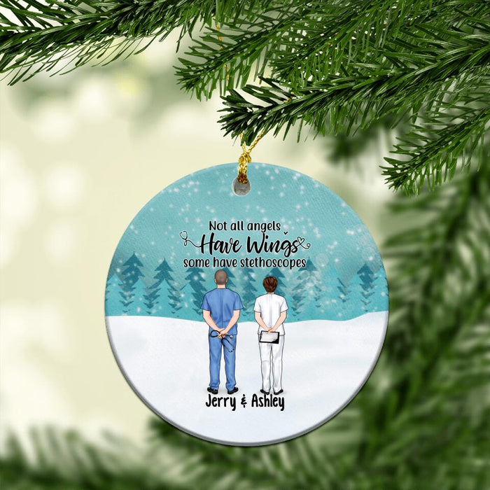 Personalized Ornament, Doctor Couple And Colleagues, Christmas Gift For Doctors