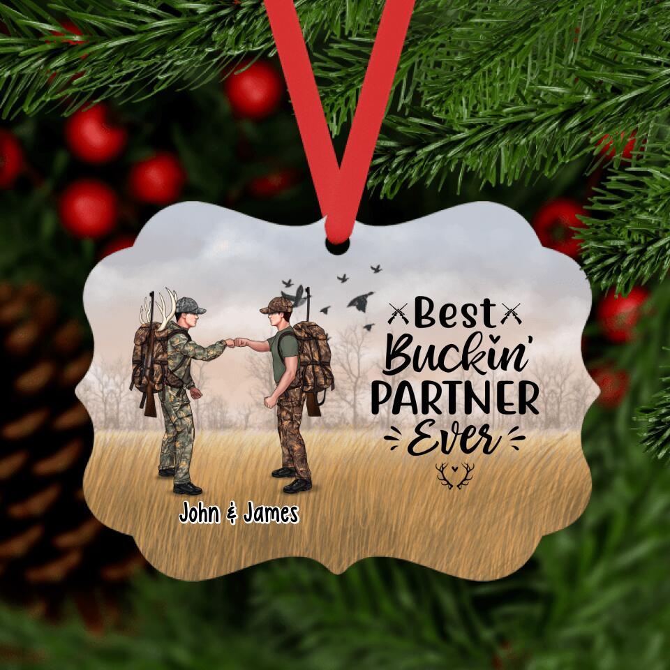 Best Buckin' Partners Ever - Personalized Gifts Custom Hunting