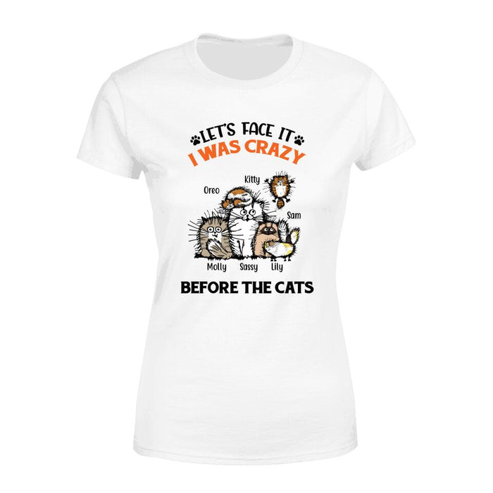 Personalized Shirt, Let's face it Gift For Cat Lovers