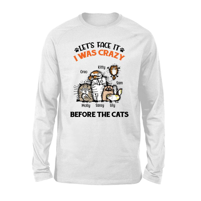 Personalized Shirt, Let's face it Gift For Cat Lovers