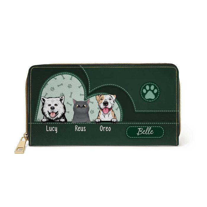 Custom Dog Mom Cat Mom Purse - Personalized Gifts, Custom Wallet