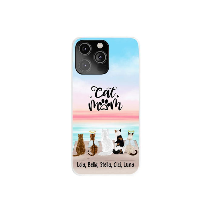 Up To 5 Cats Life is Better with Cats - Personalized Phone Case For Cat Lovers