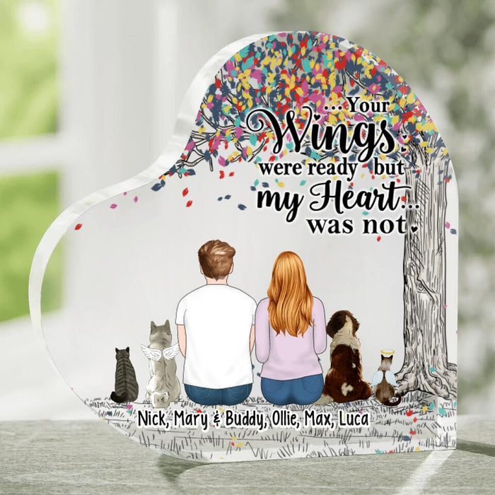 Your Wings Were Ready But My Heart Was Not, Pet Memorial, Personalized
