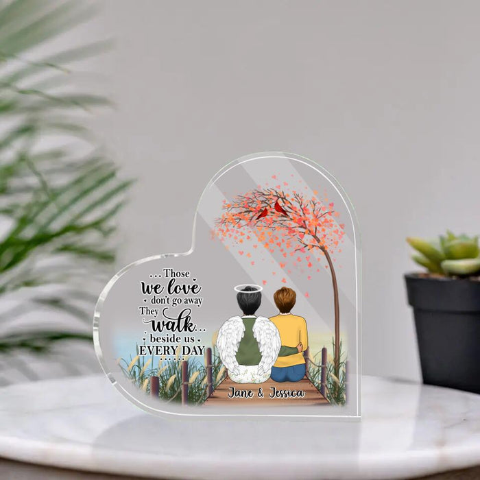Loss of Mother/Father - Personalized Gifts Custom Memorial Acrylic Plaque for Mom for Dad, Memorial Gifts