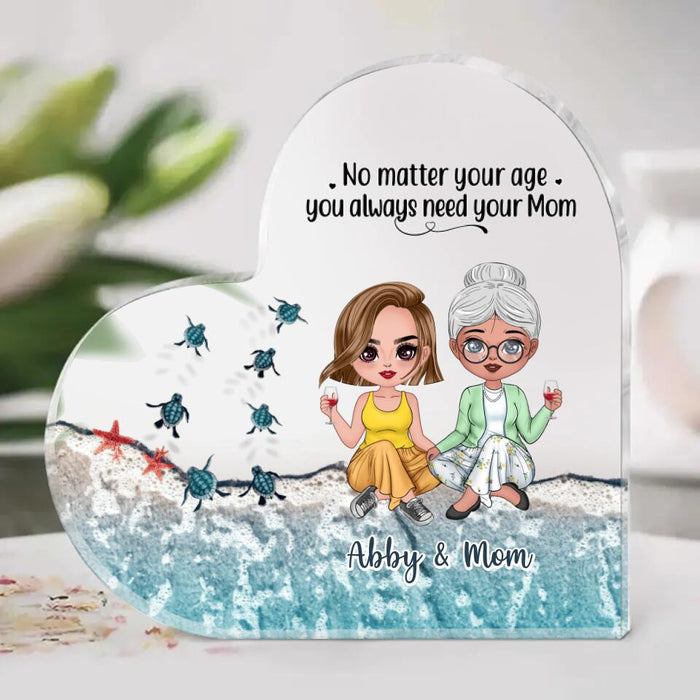 For All the Times That I Forgot to Thank You - Personalized Gifts Custom Acrylic Plaque for Mom