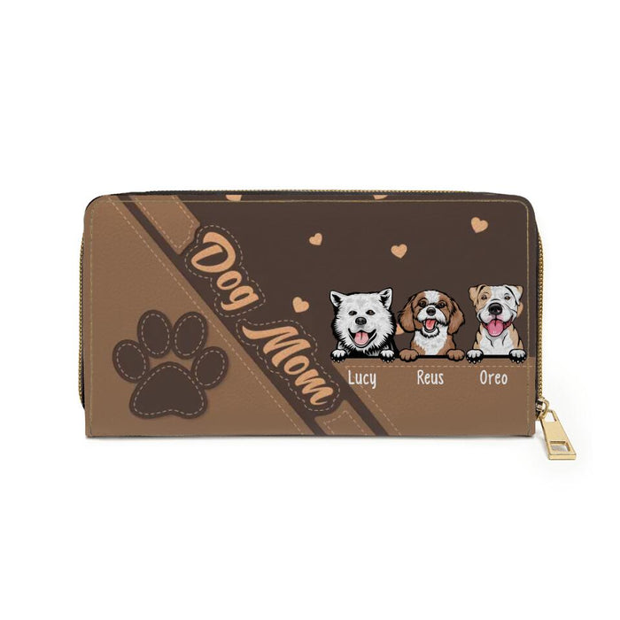 Doggie Purse Paw Print - Personalized Gifts Custom Dog Lovers Wallet For Dog Mom