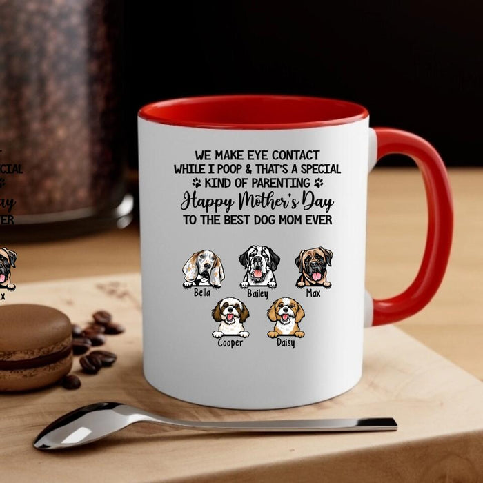 Happy Mother's Day To The Best Dog Mom Dog Lover Gift Coffee Mug