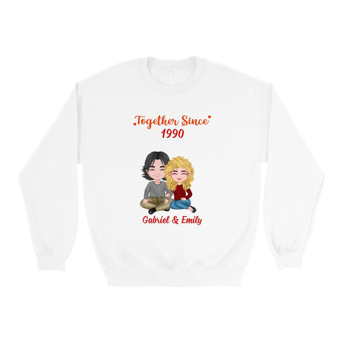 Old Couple Together Since - Personalized Shirt For Couples, For Him, For Her, Anniversary