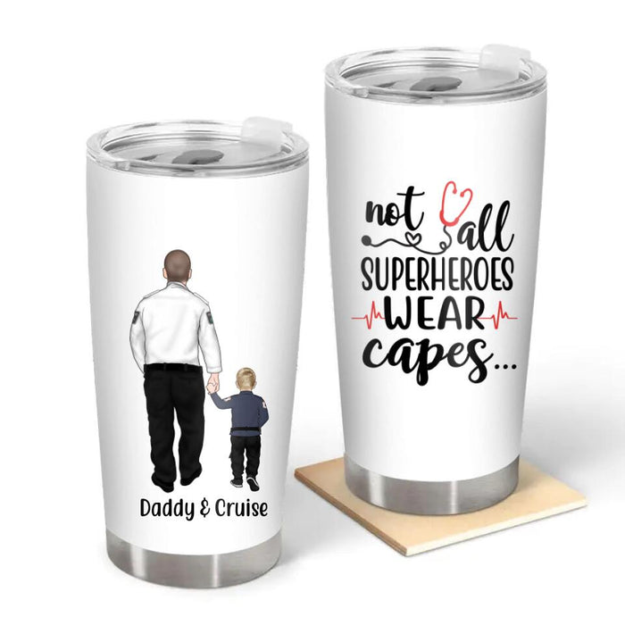 Personalized Tumbler, Paramedics Parent And Kids, Gift For Family And Paramedics Lovers