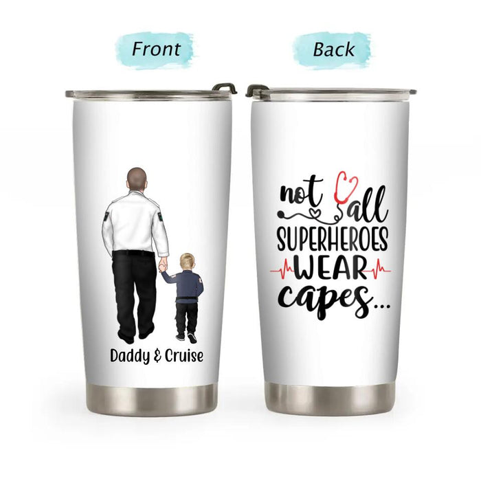 Personalized Tumbler, Paramedics Parent And Kids, Gift For Family And Paramedics Lovers