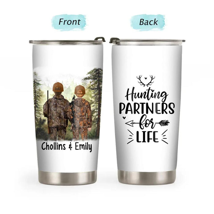 Personalized Tumbler, Best Buckin' Partner Ever, Gifts for Hunter