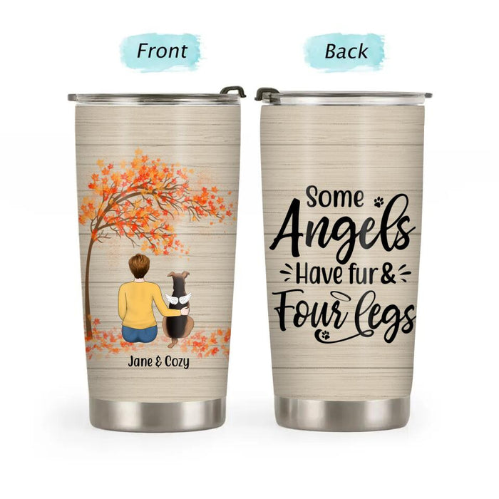 Personalized Tumbler, Memorial Gift for Dog Loss, Sympathy Gift, Gift for Family