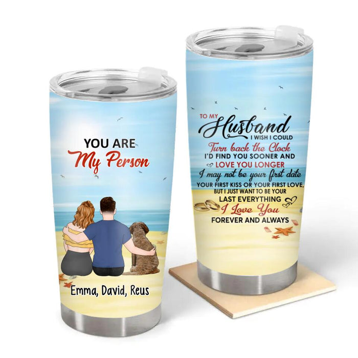 To My Husband - Personalized Gifts Custom Tumbler For Couples