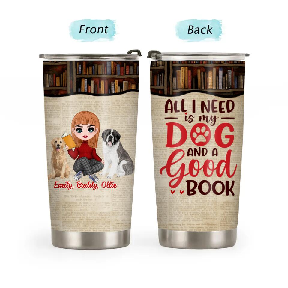 Rocking the Dog Mom life Dog & Cat personalized Skinny Tumbler ST-TU —  CUSTOMA2Z