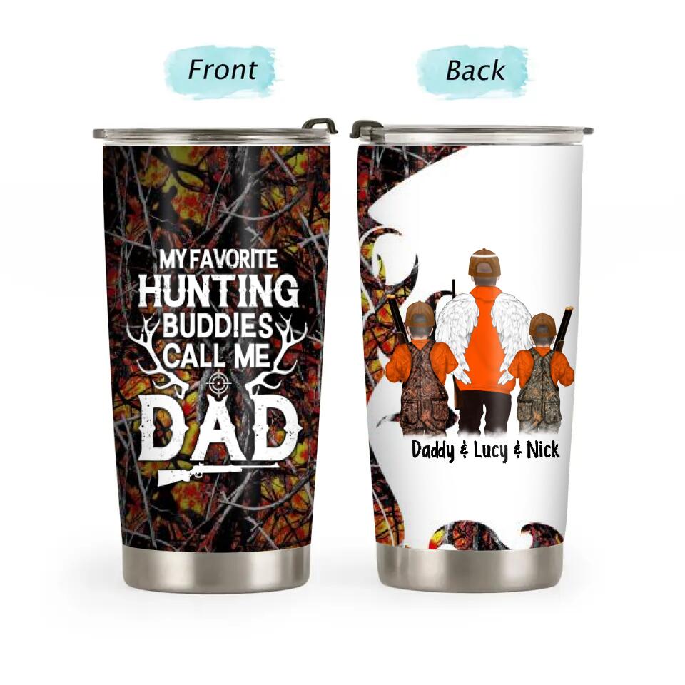 Personalized Hunting Bullet Tumbler - I Am A - GoDuckee