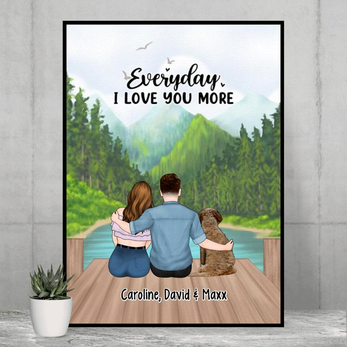 You Me We Got This - Personalized Gifts Custom Dog Poster for Couples, Dog Lovers, and Cat Lovers